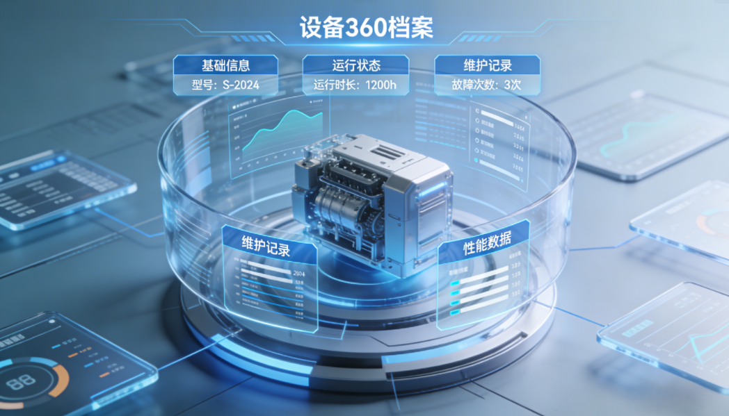 设备档案全生命周期管理功能展示