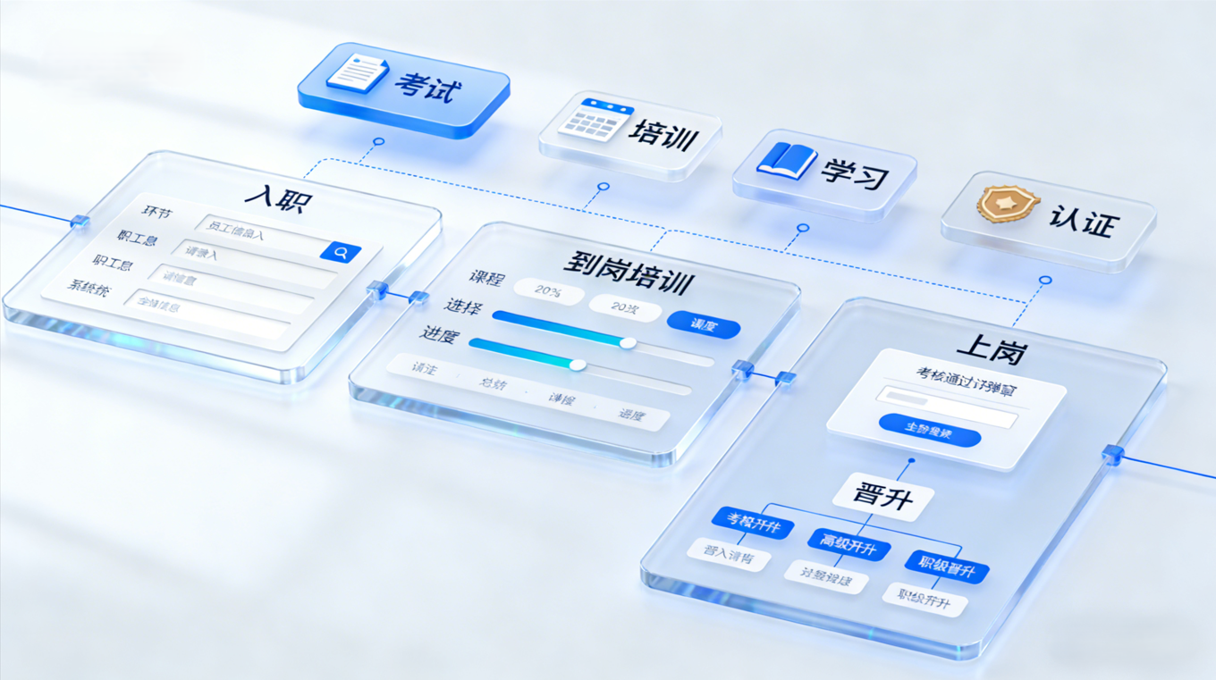 智能培训考试与资质认证功能展示